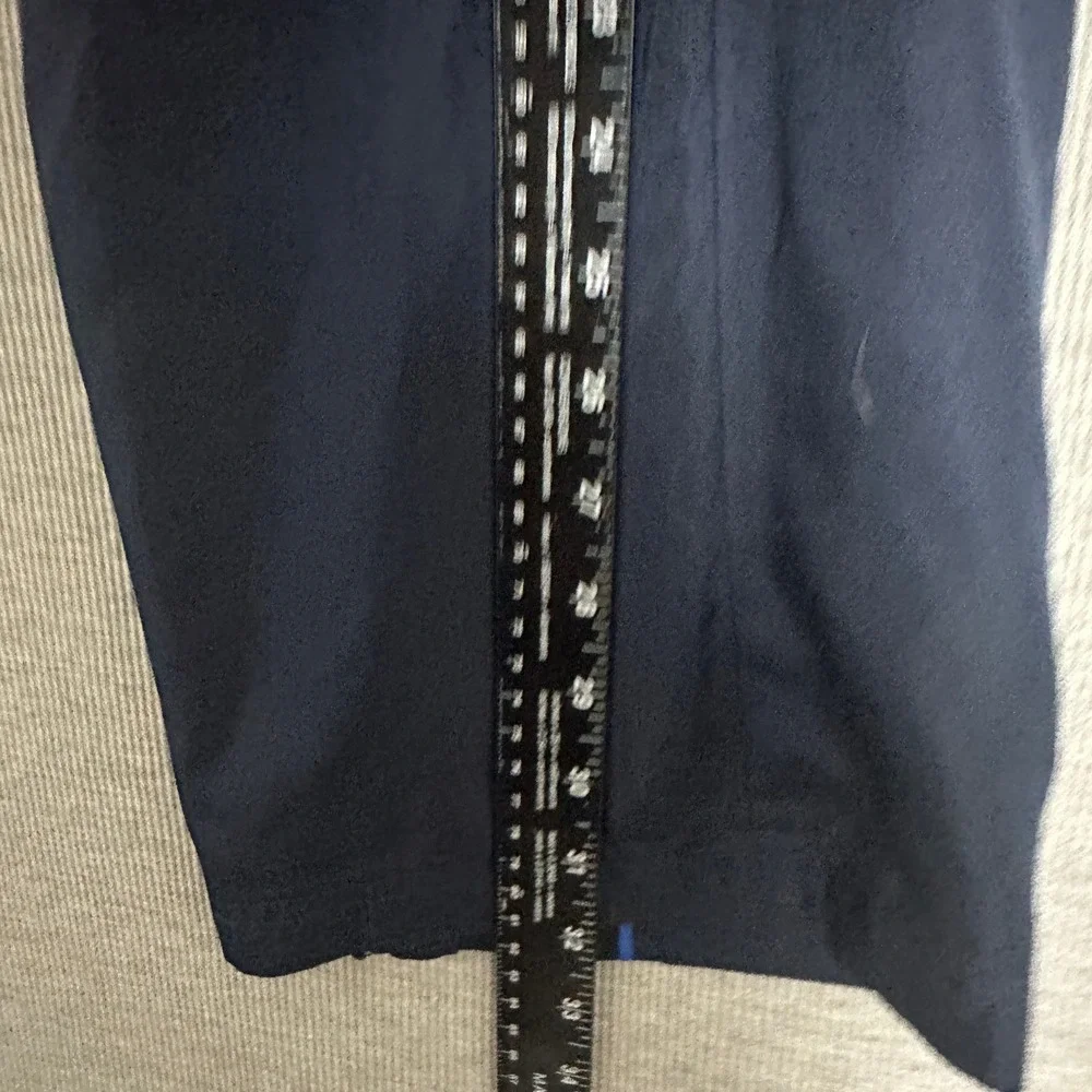 FC Barcelona Navy Blue Soccer Track Pants Mesh Lined Ankle Zip FCB Mens Large